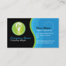 Pesquisar por energia e ambiente cartao de visita Azul