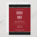 Pesquisar por black white red convites Elegante