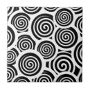 Pesquisar por espiral azulejos Preto e branco