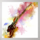 Pesquisar por guitarra colorida pôsteres pósteres Música