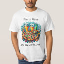 Pesquisar por pizza e cerveja camisetas Engraçado