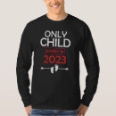 Pesquisar por filho único que expira camisetas Criança