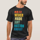 Pesquisar por nenhum ódio camisetas Nação