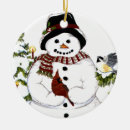 Pesquisar por cardinal ornamentos Boneco de neve