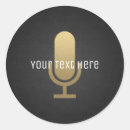 Pesquisar por vocais adesivos Microfone