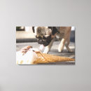 Pesquisar por comida e bebida impressão de canvas Foco seletivo