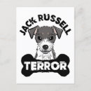 Pesquisar por jack russell terrier dog cartoes postais Cachorro
