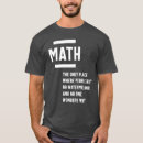 Pesquisar por matemática engraçada camisetas Sarcasmo