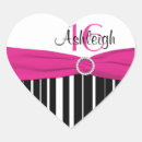 Pesquisar por coração listrado adesivos Branco