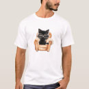 Pesquisar por gato preto bonito camisetas Para todos