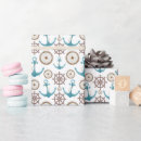 Pesquisar por aniversário da âncora papel de presente Náutico