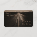 Pesquisar por viagens por estrada cartao de visita Preto e branco