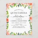 Pesquisar por quinceanera coral convites Floral