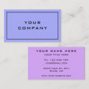 Pesquisar por cor roxa cartao de visita Elegante