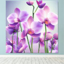 Pesquisar por orquídeas roxas impressão de canvas Arte