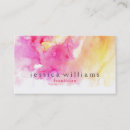 Pesquisar por watercolor cartao de visita Simples