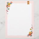 Pesquisar por flores papel timbrado Moderno