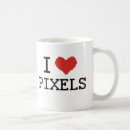 Pesquisar por coração pixel canecas Engraçado