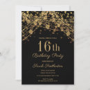 Pesquisar por glitter sweet sixteen convites Dourado