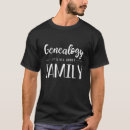 Pesquisar por árvore ancestral camisetas Genealogista