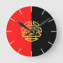 Pesquisar por preto branco vermelho relogios de parede Para ela