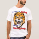 Pesquisar por leão feroz camisetas Impressão