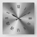 Pesquisar por numerais romanos relogios de parede Metálico