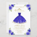 Pesquisar por royal blue quinceanera convites Floral