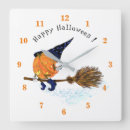 Pesquisar por vassoura bruxa relogios de parede Abóbora