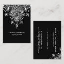 Pesquisar por ornamentos cartao de visita Preto