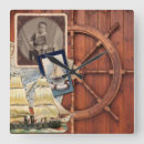 Pesquisar por leme do navio relogios de parede Navigação