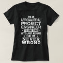 Pesquisar por engenheiro aeronáutico camisetas Trabalho