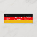 Pesquisar por professor alemão cartao de visita Deutsch