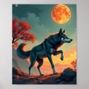 Pesquisar por lua lobo pôsteres pósteres Paisagem