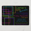 Pesquisar por néon geométrico convites Festa brilhante