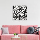 Pesquisar por flores preto branco impressão de canvas Qualquer pessoa