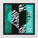 Pesquisar por impressão zebra convites Leopardo