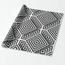 Pesquisar por geométrico preto e branco papel de presente Abstrato