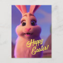 Pesquisar por coelho cor de rosa cartoes postais Feriado