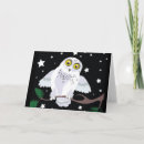 Pesquisar por white owl cartoes postais Owls