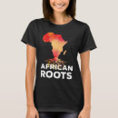 Pesquisar por mapa africano camisetas Raízes