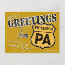 Pesquisar por cartão de pittsburgh cartoes postais Retro