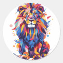 Pesquisar por leão colorido adesivos Componente genérico