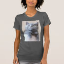 Pesquisar por gato cinzento camisetas Animal