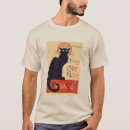 Pesquisar por gato francês camisetas Preto