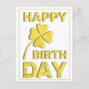 Pesquisar por trevo de 4 folhas cartoes Aniversário