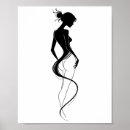 Pesquisar por mulher elegante pôsteres pósteres Preto e branco