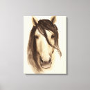 Pesquisar por cavalos preto e branco impressão de canvas Fazenda