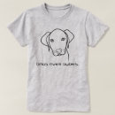 Pesquisar por arte do weimaraner camisetas Cão