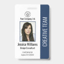 Pesquisar por design azul crachás Empregado